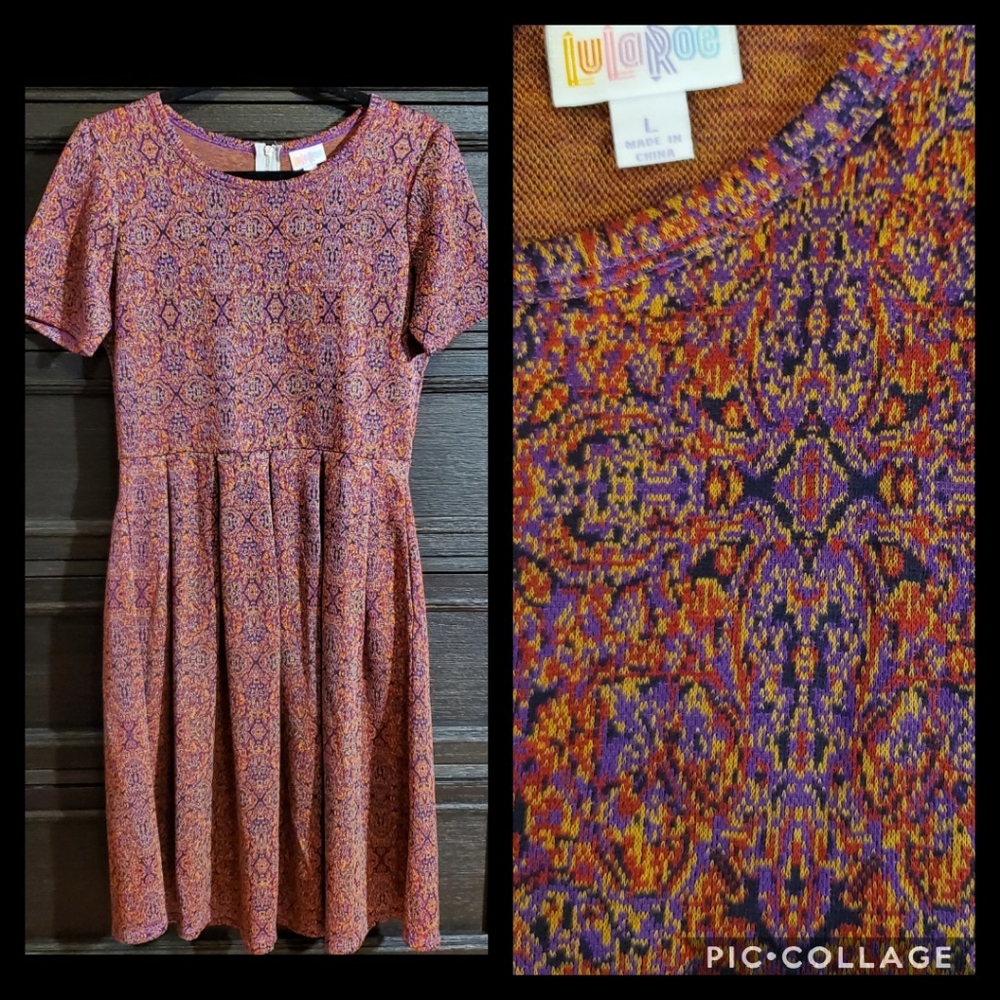 LulaRoe Amelia Dress Sz L